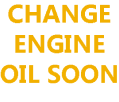 Change engine oil soon signal